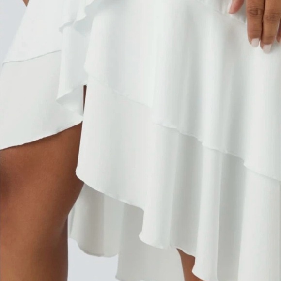 HALARA White High Low Dress - Picture 6 of 7